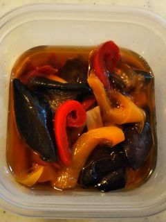ナスとパプリカの甘酢炒め-レシピのメイン写真