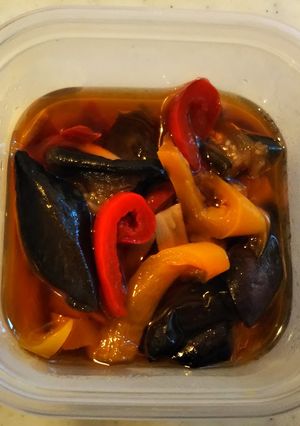 ナスとパプリカの甘酢炒め-レシピのメイン写真