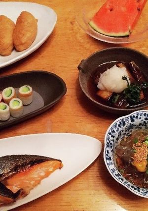 金ごまいなり　献立-レシピのメイン写真