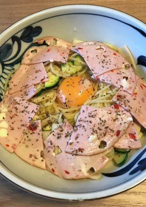 ソーセージとズッキーニの豆乳パスタ-レシピのメイン写真