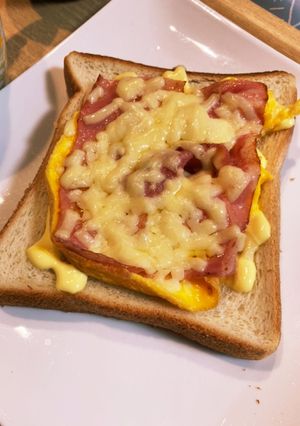 ベーコン卵トースト-レシピのメイン写真