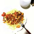 簡単!大豆ミート生トマト〜ミートソース♪