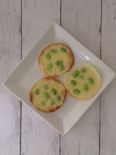簡単枝豆チーズピザ♡-レシピのメイン写真