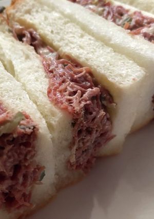 コンビーフサンド-レシピのメイン写真