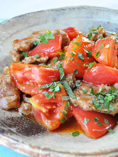 豚ヒレ肉とトマトの炒め物-レシピのメイン写真