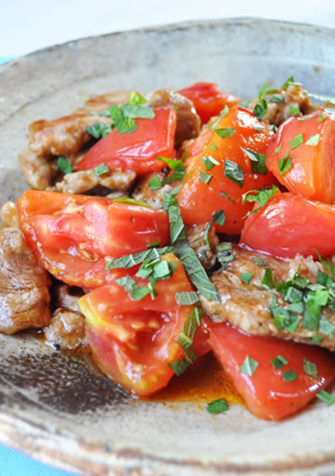 豚ヒレ肉とトマトの炒め物-レシピのメイン写真