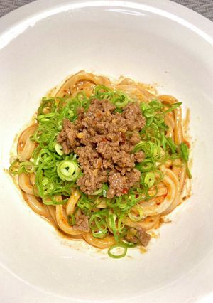 はなまる、冷やし赤坦々うどん-レシピのメイン写真
