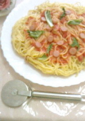 パスタピザのレシピ-レシピのメイン写真