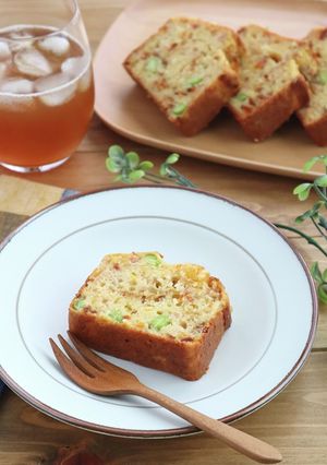 ホットケーキミックス♪夏野菜のケークサレ-レシピのメイン写真