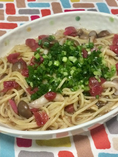 超簡単☆激うま!梅干しスープパスタ♪♪♪-レシピのメイン写真