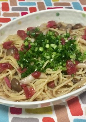 超簡単☆激うま！梅干しスープパスタ♪♪♪-レシピのメイン写真
