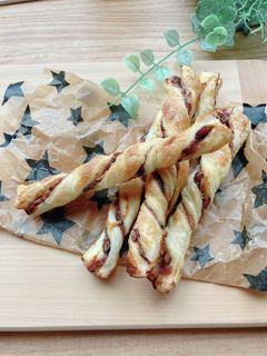 パイシートで簡単☆あんこねじりパイ-レシピのメイン写真