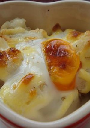 カリフラワーの卵のせ焼き-レシピのメイン写真