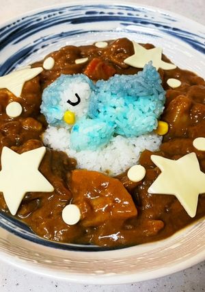 ポッチャマのゴロゴロお野菜おやすみカレー-レシピのメイン写真