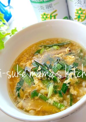 鉄庵❤トロシャキ葱と椎茸の玉子スープஐஃ-レシピのメイン写真