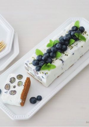 混ぜて冷やすだけブルーベリーのカッサータ-レシピのメイン写真
