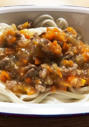 幼児も食べれる♪肉味噌うどん-レシピのメイン写真