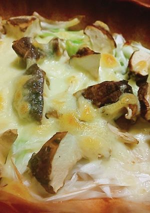*しいたけとネギのチーズ焼き*-レシピのメイン写真