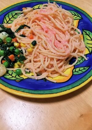 超シンプルたらこパスタ-レシピのメイン写真