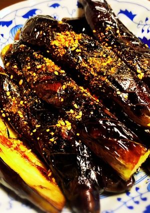 茄子の七味唐辛子焼き-レシピのメイン写真
