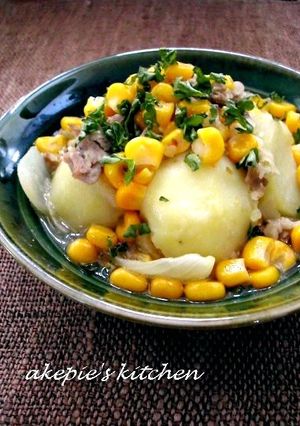 簡単♪肉じゃがコーン♡味噌バター味-レシピのメイン写真
