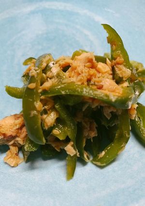 ピーマンのツナ和えカレー風味-レシピのメイン写真