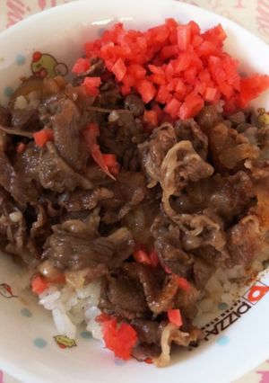 牛丼味濃いめ-レシピのメイン写真