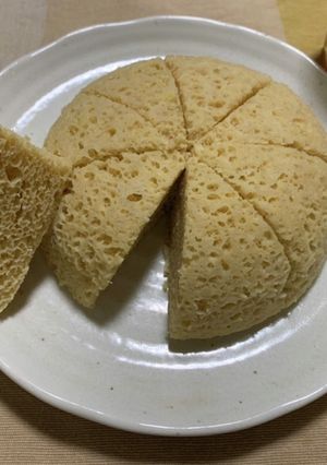 おからパウダーとプロテインの蒸しパン-レシピのメイン写真