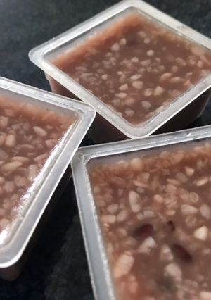 ゆで小豆と麹甘酒で水ようかん-レシピのメイン写真
