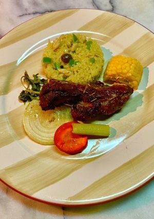 自家製タレ漬けスペアリブBBQプレート-レシピのメイン写真