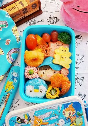 簡単可愛い♡ポッチャマおにぎり弁当-レシピのメイン写真