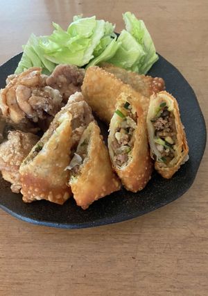 子供に大人気おつまみにもなるカレー春巻き-レシピのメイン写真