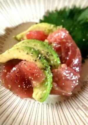 マグロとアボカドの和風カルパッチョ-レシピのメイン写真