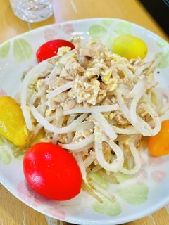 簡単!あと一品、お弁当☆もやしツナ卵炒め-レシピのメイン写真