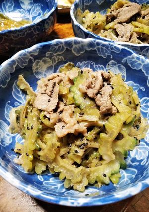 ゴーヤと牛肉炒めオイスターソース味-レシピのメイン写真