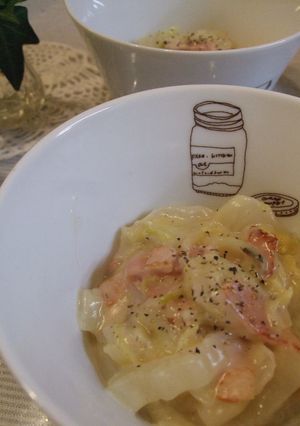 簡単！白菜とベーコンのクリーム煮♪-レシピのメイン写真