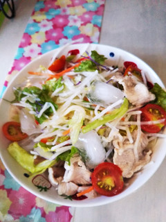 ゴマだれ 冷サラダうどん-レシピのメイン写真