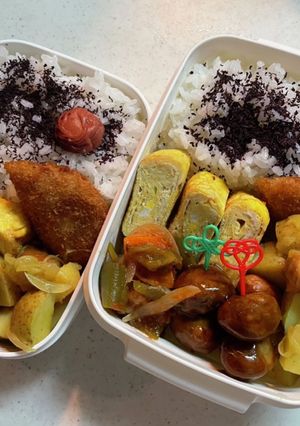 学生弁当(2021.7.8)-レシピのメイン写真