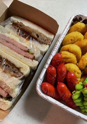 学生弁当(2021.7.12)-レシピのメイン写真