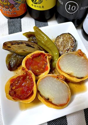 トマトと大根で、冷やしホヤおでん-レシピのメイン写真