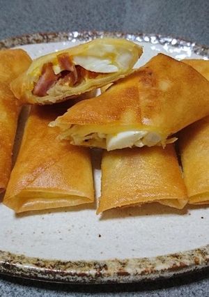 ウインナーとゆで卵の春巻-レシピのメイン写真