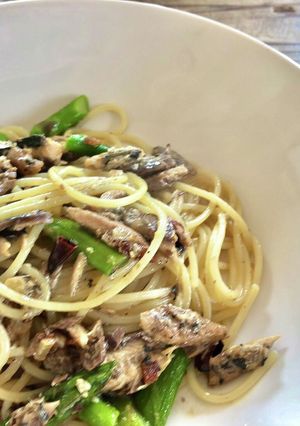 本格！オイルサーディンのパスタ-レシピのメイン写真
