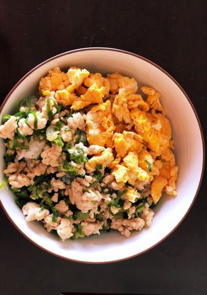 ご飯があれば10分で!ネギ塩鶏そぼろ丼-レシピのメイン写真