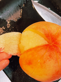 超簡単!包丁だけで!桃の皮むき-レシピのメイン写真