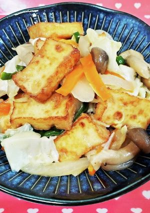 厚揚げの塩麹炒め-レシピのメイン写真