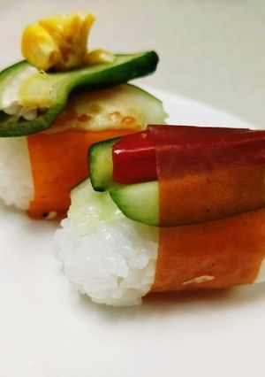 ベジート巻き 野菜のお寿司 オクラ-レシピのメイン写真