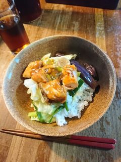 鮭の味噌丼-レシピのメイン写真