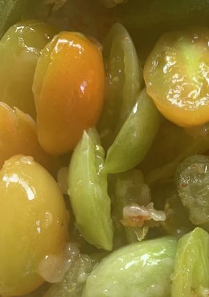 青トマトの精進揚げ-レシピのメイン写真