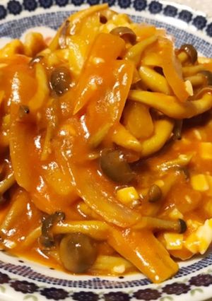 鶏胸肉ときのこのトマト煮-レシピのメイン写真