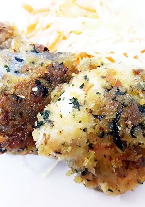 鱈の大葉香るパン粉焼き　-レシピのメイン写真